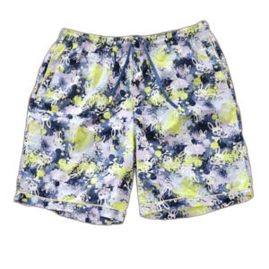 Psycho Bunny Men's Pajama Shorts, Multicolor, Size XL